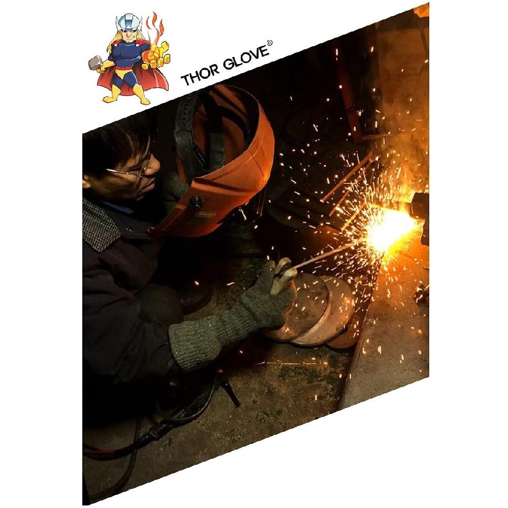 Goostech Thor Glove (TWA-Long) -Heat/Fire Resistant at High Temperature, Cut-Resistant